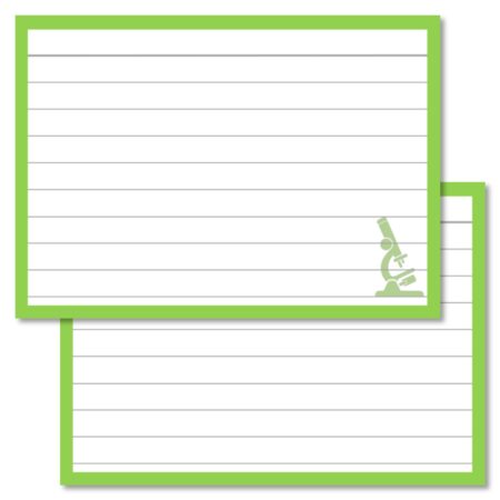 Leitner Biology flashcards A7 size