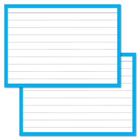 Blue Leitner Flashcards A7