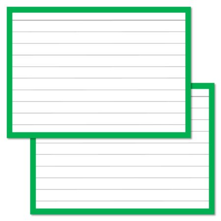 Green Leitner Flashcards A7