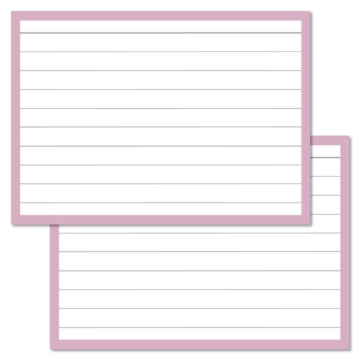 Lilac Leitner Flashcards A7