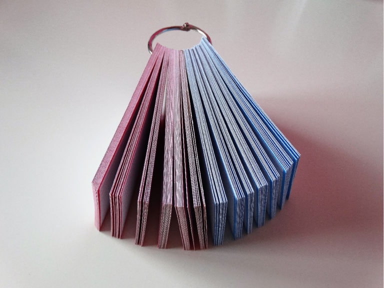 Binder Rings (set of 5) Flashcards and Stationery