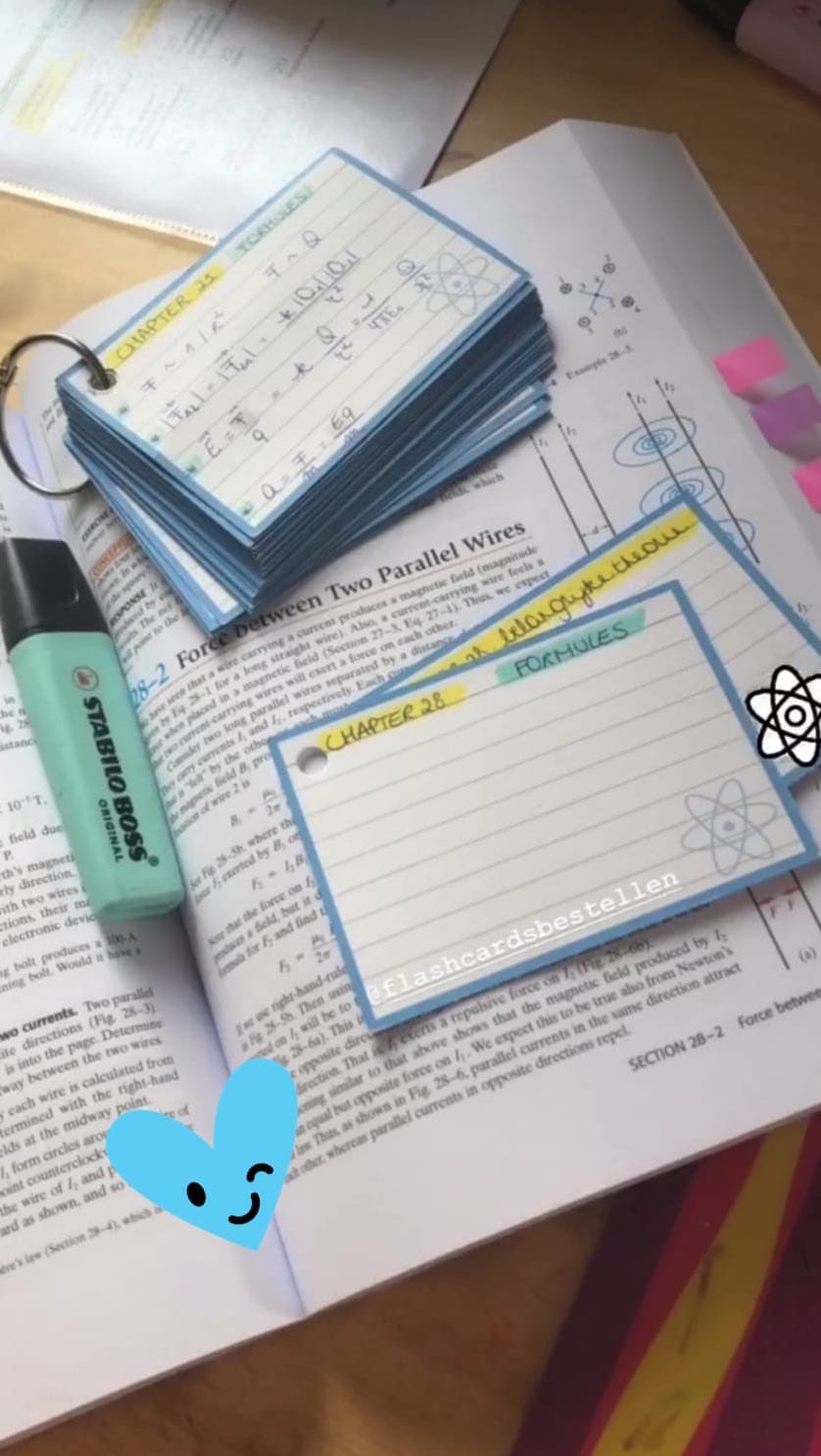 Use flashcards for your exams - Flashcards and Stationery