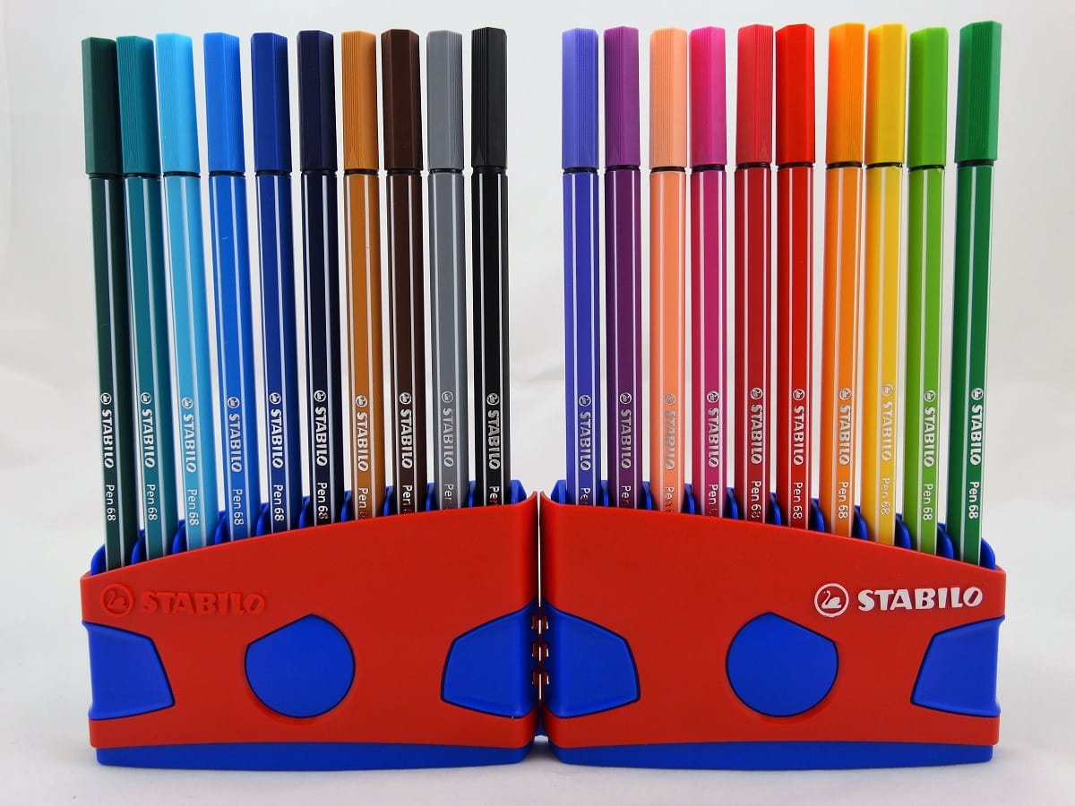 STABILO Pen 68 Color Parade - 20 Colours and Stationery