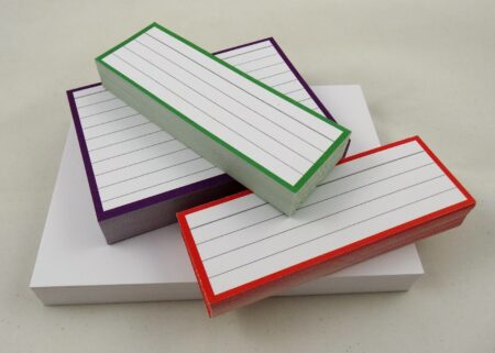 Testpack Flashcards Green Purple Red Blank