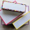 Testpack Flashcards Confetti Yellow Pink Lilac
