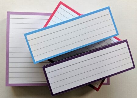 Testpack Flashcards Blue Pink Purple Lilac