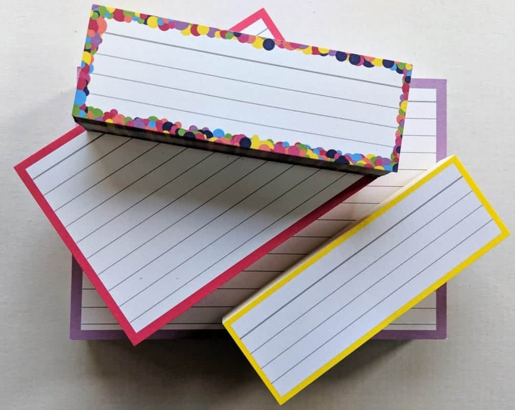 Pink Aesthetic Revision Index Cards Study Flashcards Set A6 Notecards -   Norway