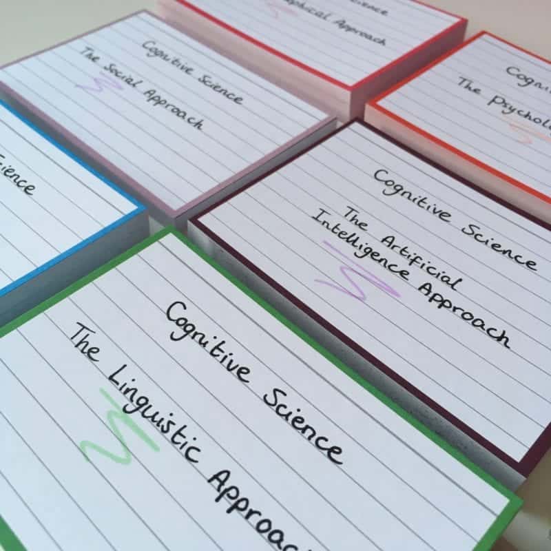 How to study flashcards using the Leitner system 