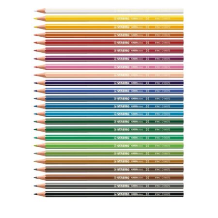 STABILO GREENcolors ARTY Pencils 24 colours open