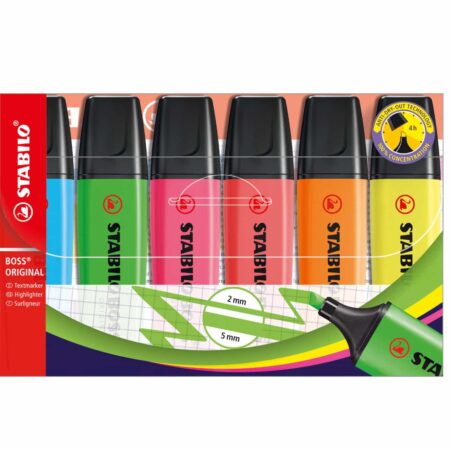 Stabilo BOSS Original 6 markers NEON