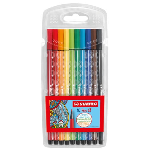 Stabilo Pen 68 - felt tip - 10 colours